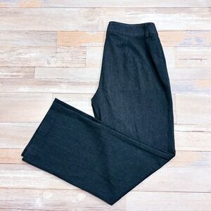 TRISTAN & ISEUT Charcoal Grey Dress Pants Wide Leg Stretch Career | Size 10
